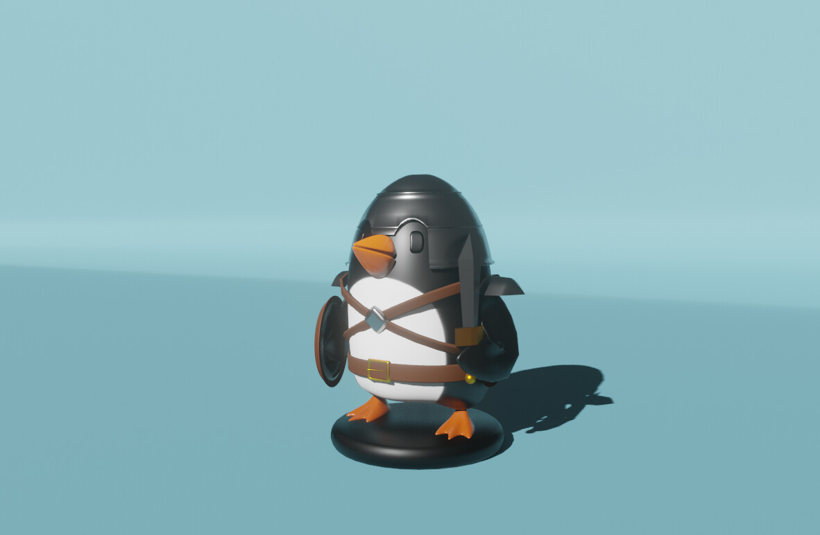 ArtStation - Warrior penguin for 3D printing | Resources