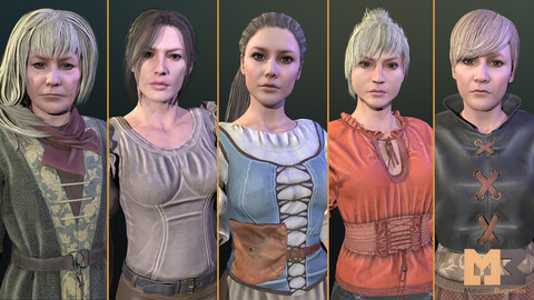 NPC Characters Female (Pack)