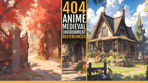 404 Anime Medieval Environment