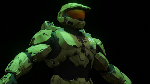 Halo Character 3D model