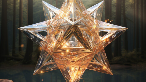 Glass Merkaba