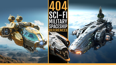 404 Sci-fi Military Spaceship