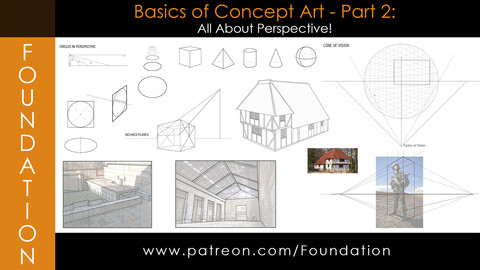 Foundation Art Group - Basics of Concept Art - Part 2: All About Perspective!