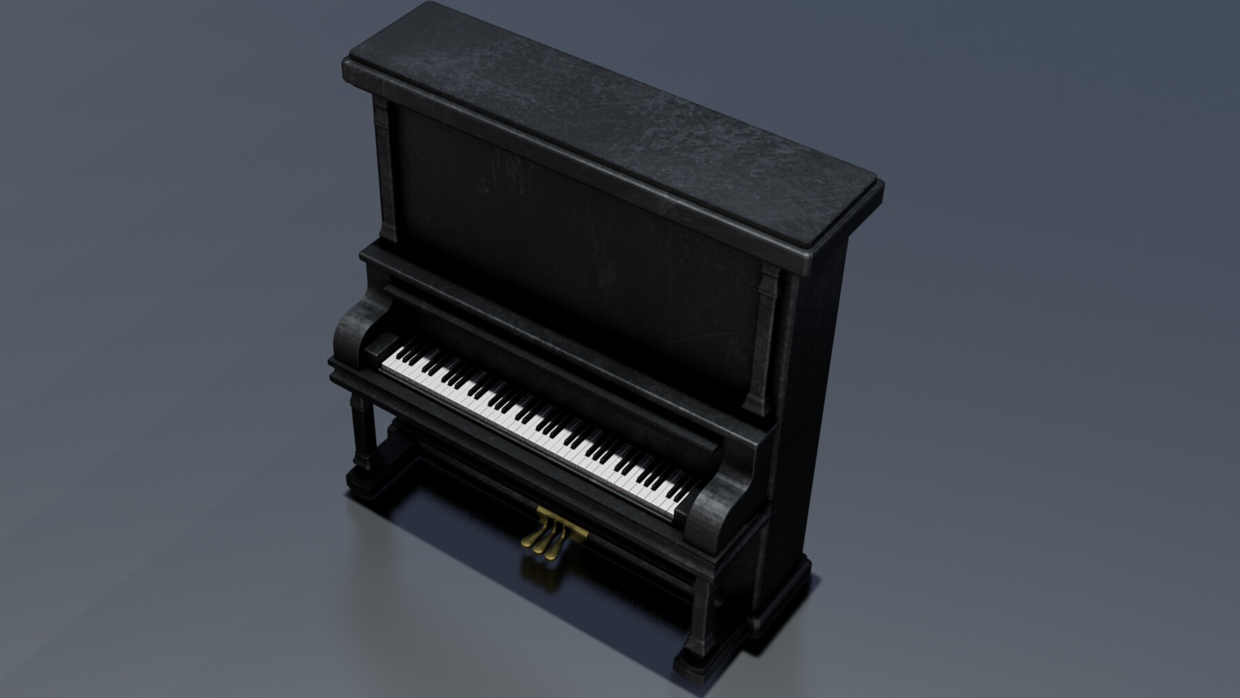 ArtStation - Black Piano 3D model | Resources