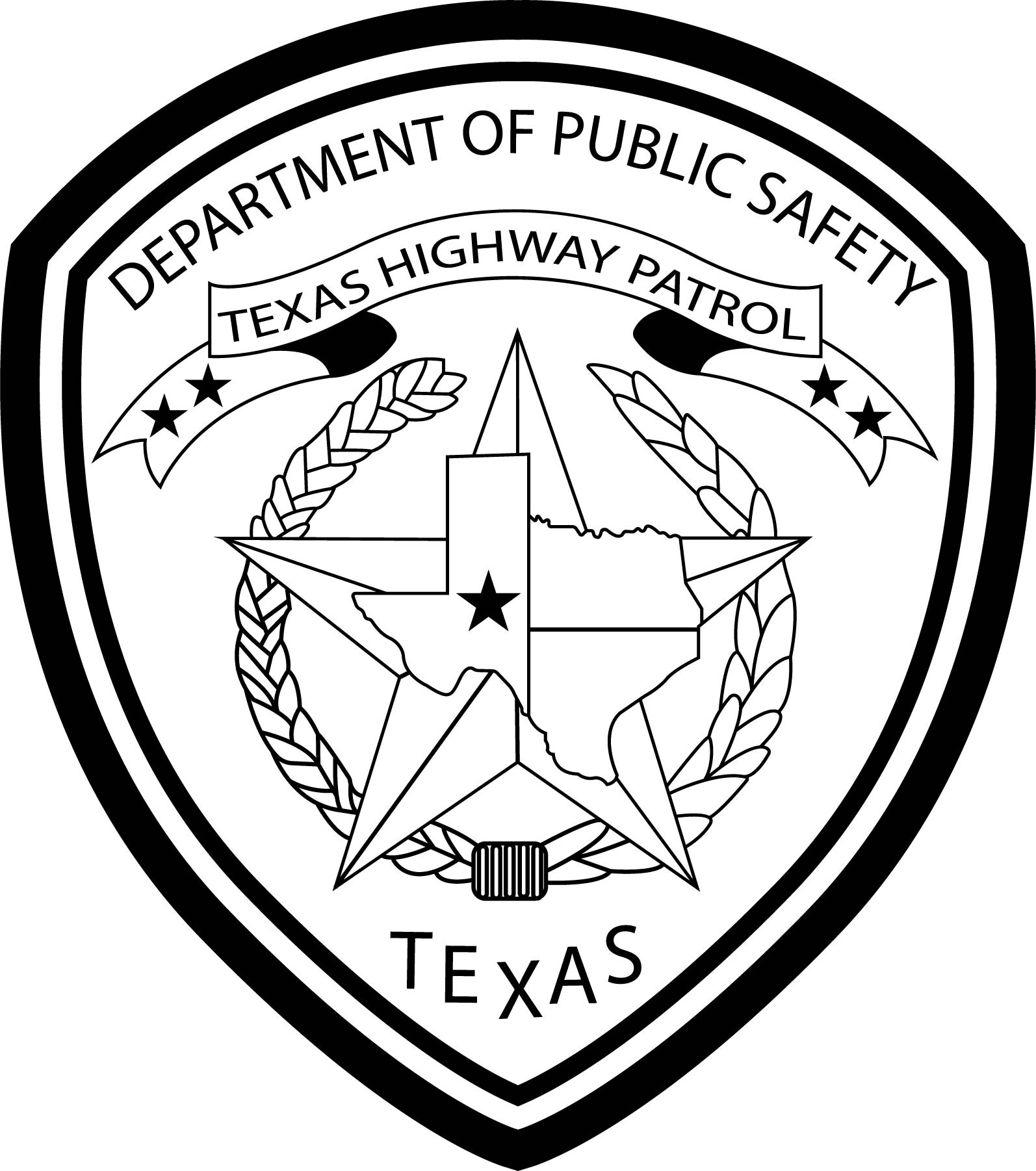 Artstation Department Of Public Safety Texas Highway Patrol Vector