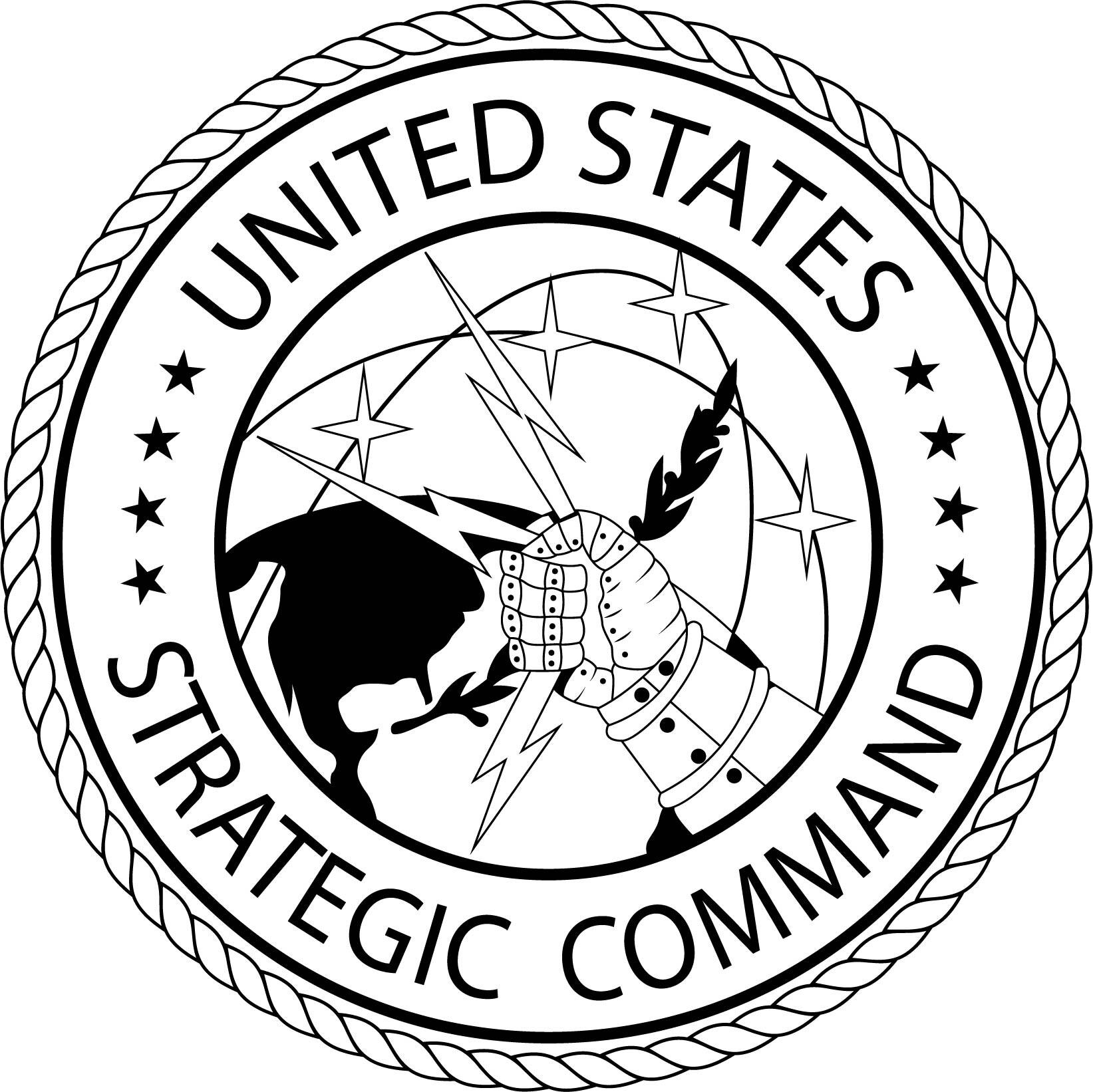 Artstation - United States Strategic Command Badge Vector Svg Jpg Png 