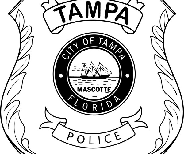 ArtStation - TAMPA POLICE BADGE FLORIDA MASCOTTE VECTOR SVG EPS PNG DXF ...