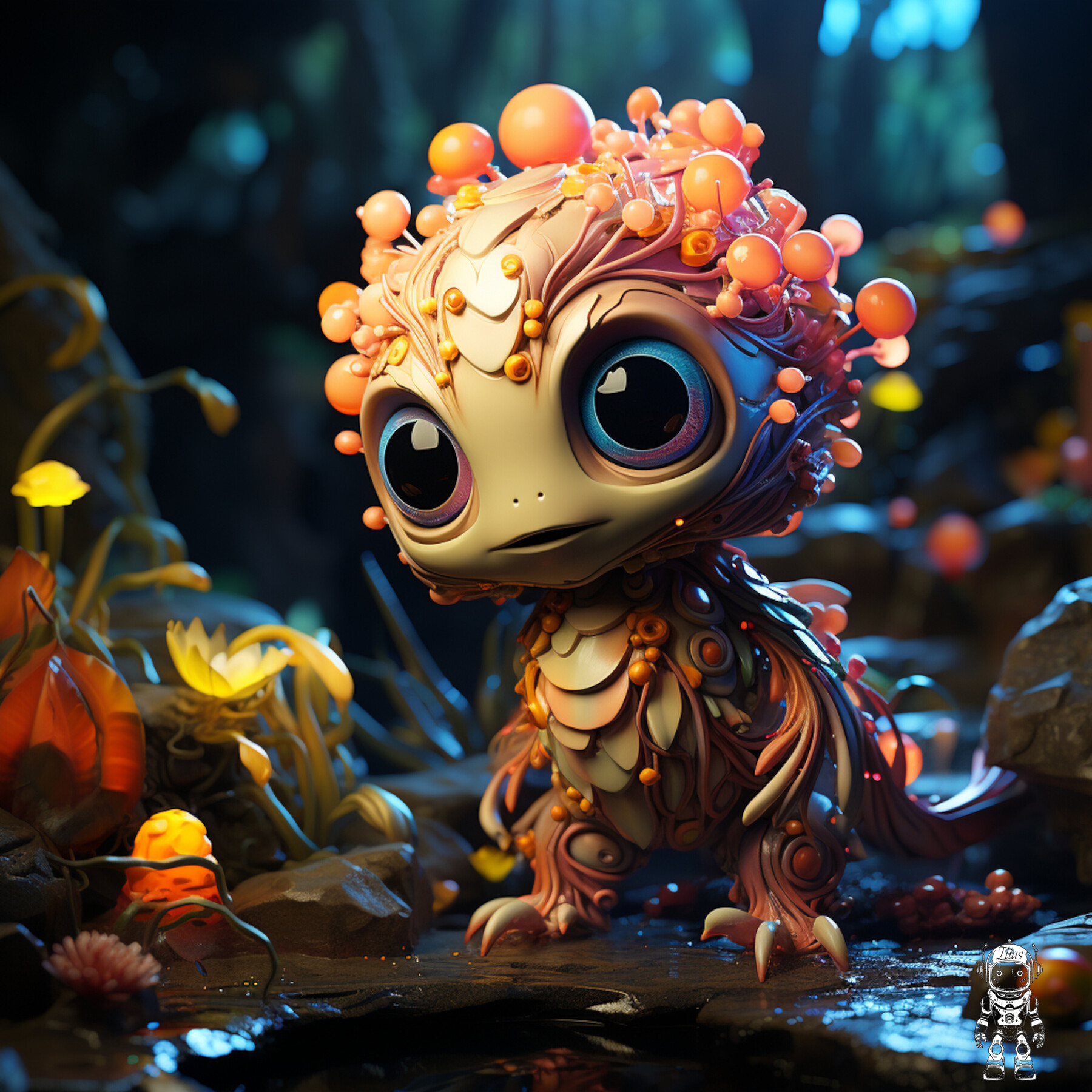 ArtStation - Cute Alien Creatures illustrations in 4K | Artworks