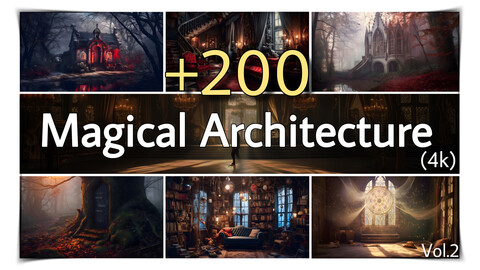 +200 Magical Architecture Concept (4k)