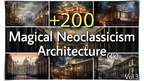 +200 Magical Neoclassicism Architecture Concept(4k)