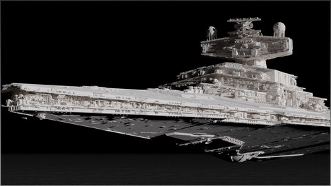 Rogue One Imperial Star Destroyer Free 3D Model