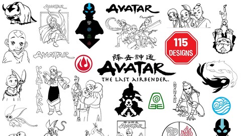 Avatar: The Last Airbender Vector SVG filles