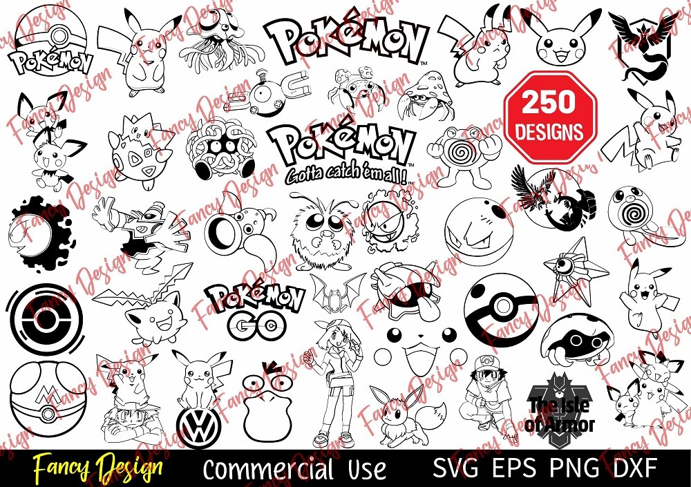 Pokemon characters vector - PNG Logo Vector Downloads (SVG, EPS)