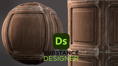 Stylized Wood Panels - Substance 3D Designer