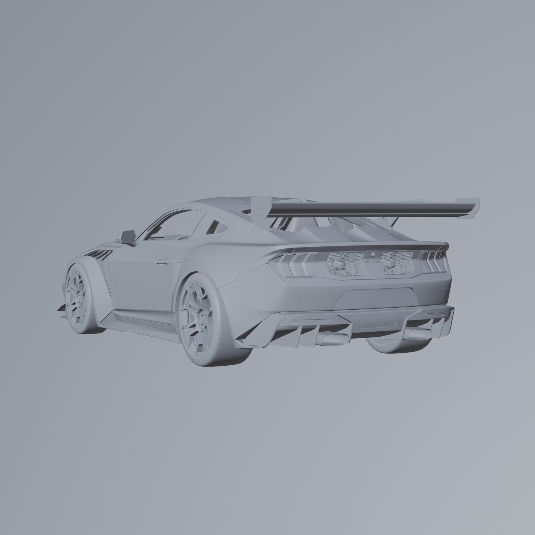 ArtStation - Ferrari 458 Twin Turbo Engine 3D Model