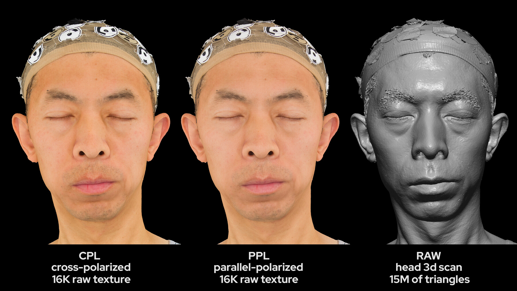ArtStation - Asian Male 40s head scan 045 | Game Assets