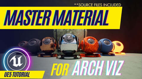UE5 Master Material for ArchViz