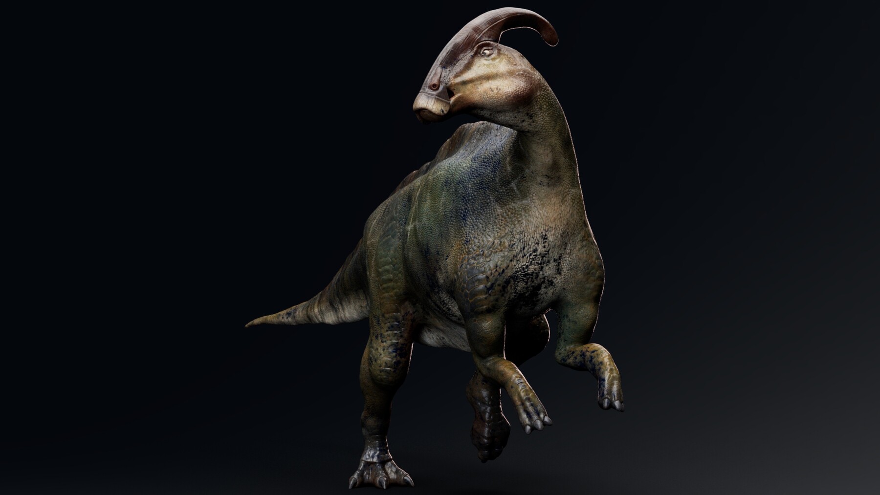 ArtStation - 3D Dino - Parasaurolophus