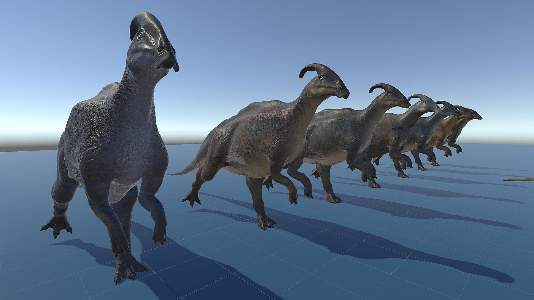 ArtStation - 3D Dino - Parasaurolophus