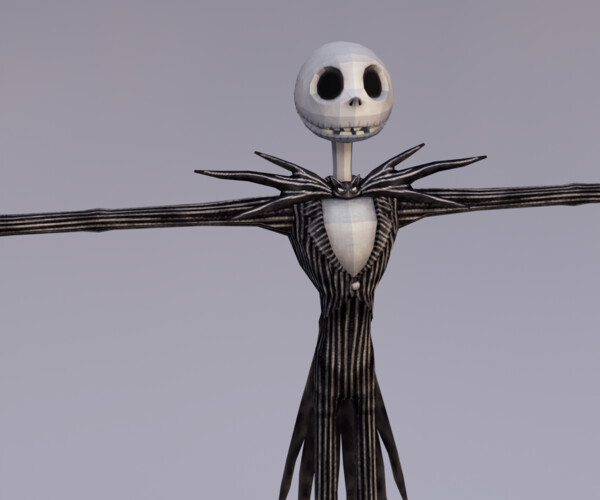 ArtStation - Jack Skellington 3D model | Game Assets