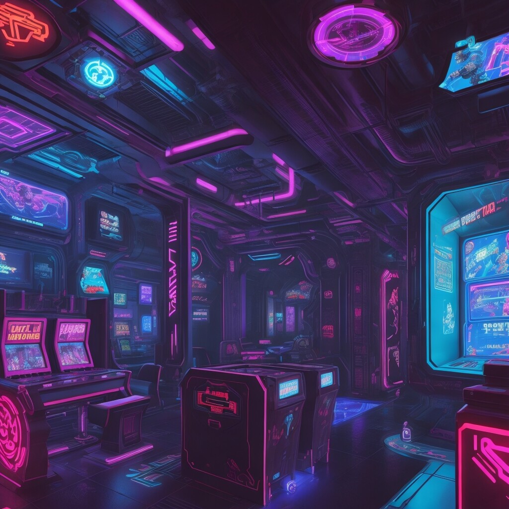ArtStation - Cyberpunk Arcade room 100+ Reference pack | Artworks