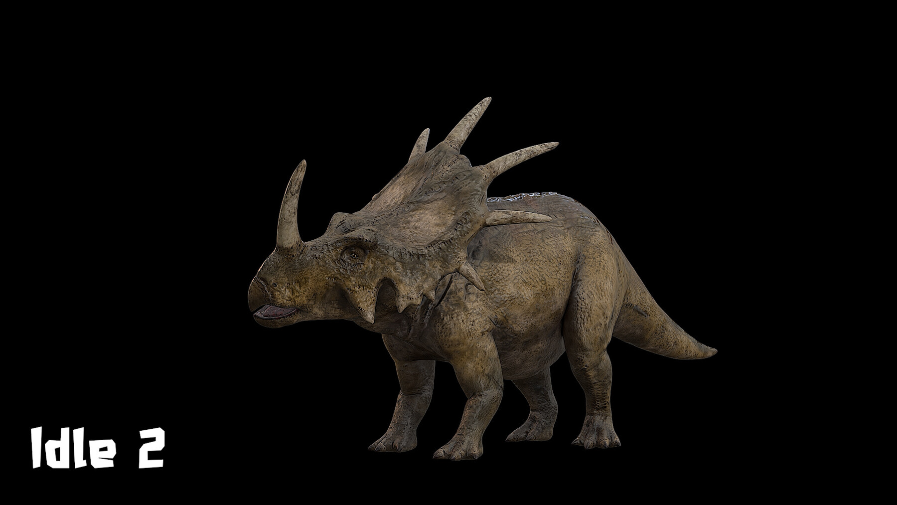 ArtStation - Styracosaurus | Styraco Dinosaur | Ngchipv | Game Assets