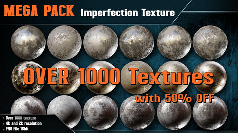 MEGA PACK - Over 1000 Imperfection Texture (10 in 1) with 50% OFF!!!