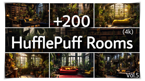 +200 Hufflepuff Rooms Concept (4K)