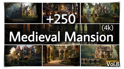 +250 Medieval Mansion Concept(4k)