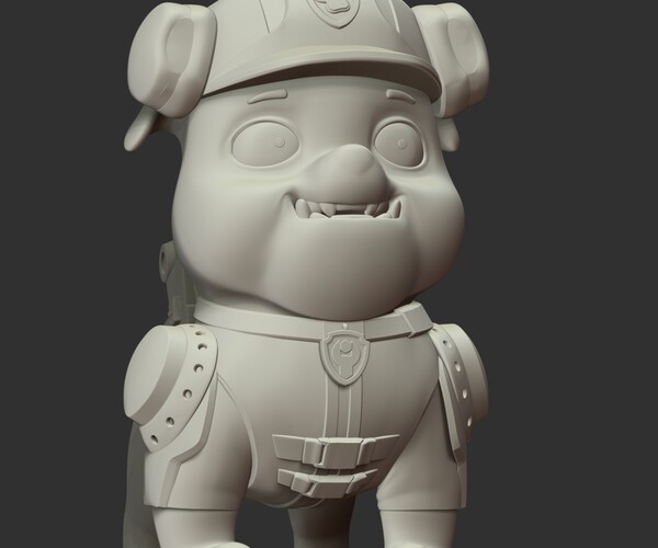 ArtStation - Rubble - PAW Patrol The Movie