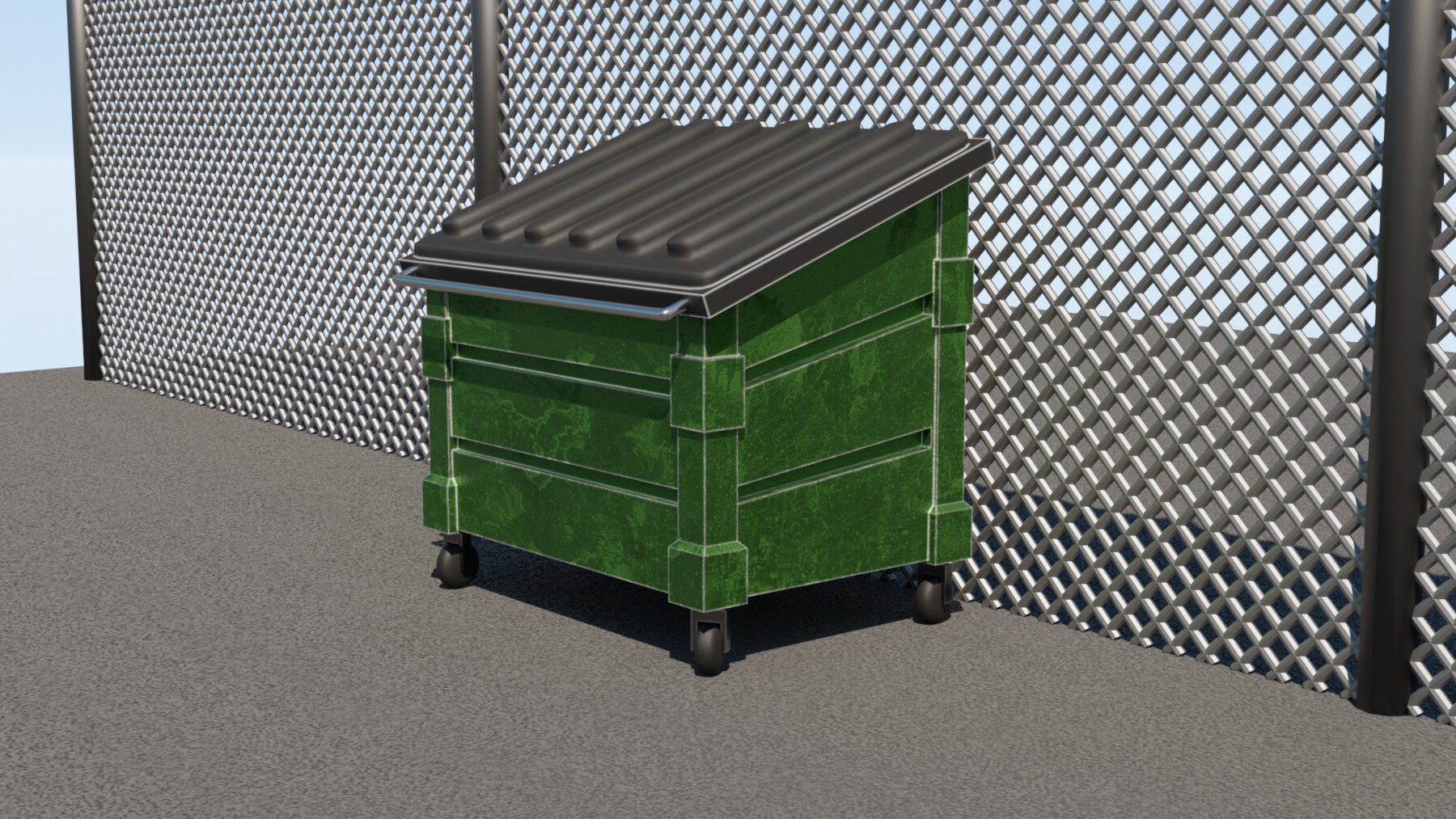 Garbage Container, 3D model