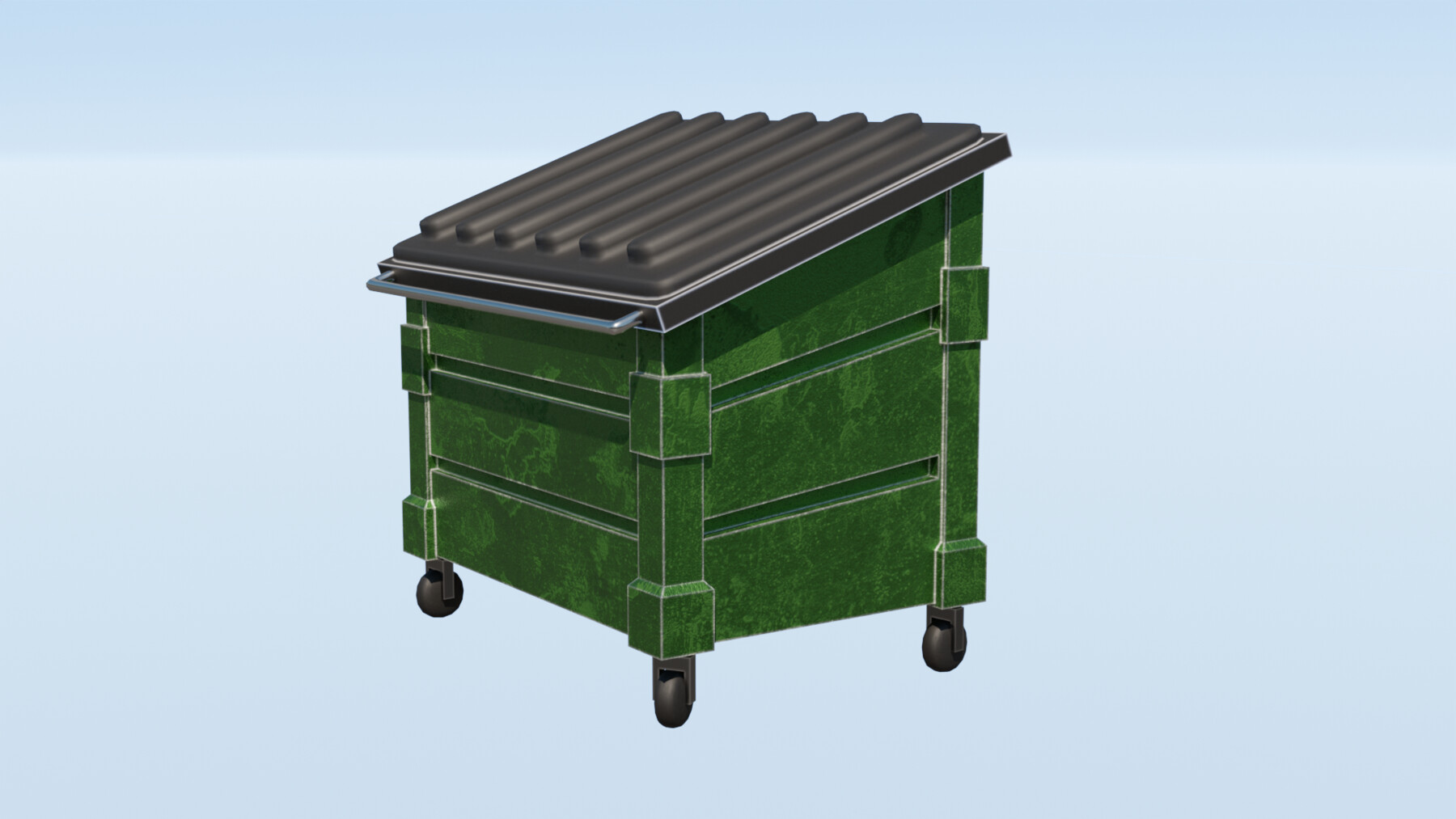 Large Garbage Container 3D model