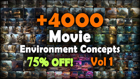 4000 Movie Concept Reference Pack | MEGA Bundle | 4K | v.1