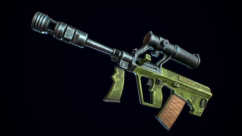 Stylized Steyr AUG