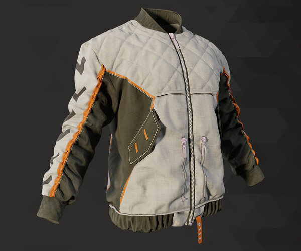 ArtStation - The Jacket 06 - 94 Marvelous Designer and Clo3D | Resources