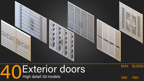 40-Exterior doors - Kitbash - vol.02