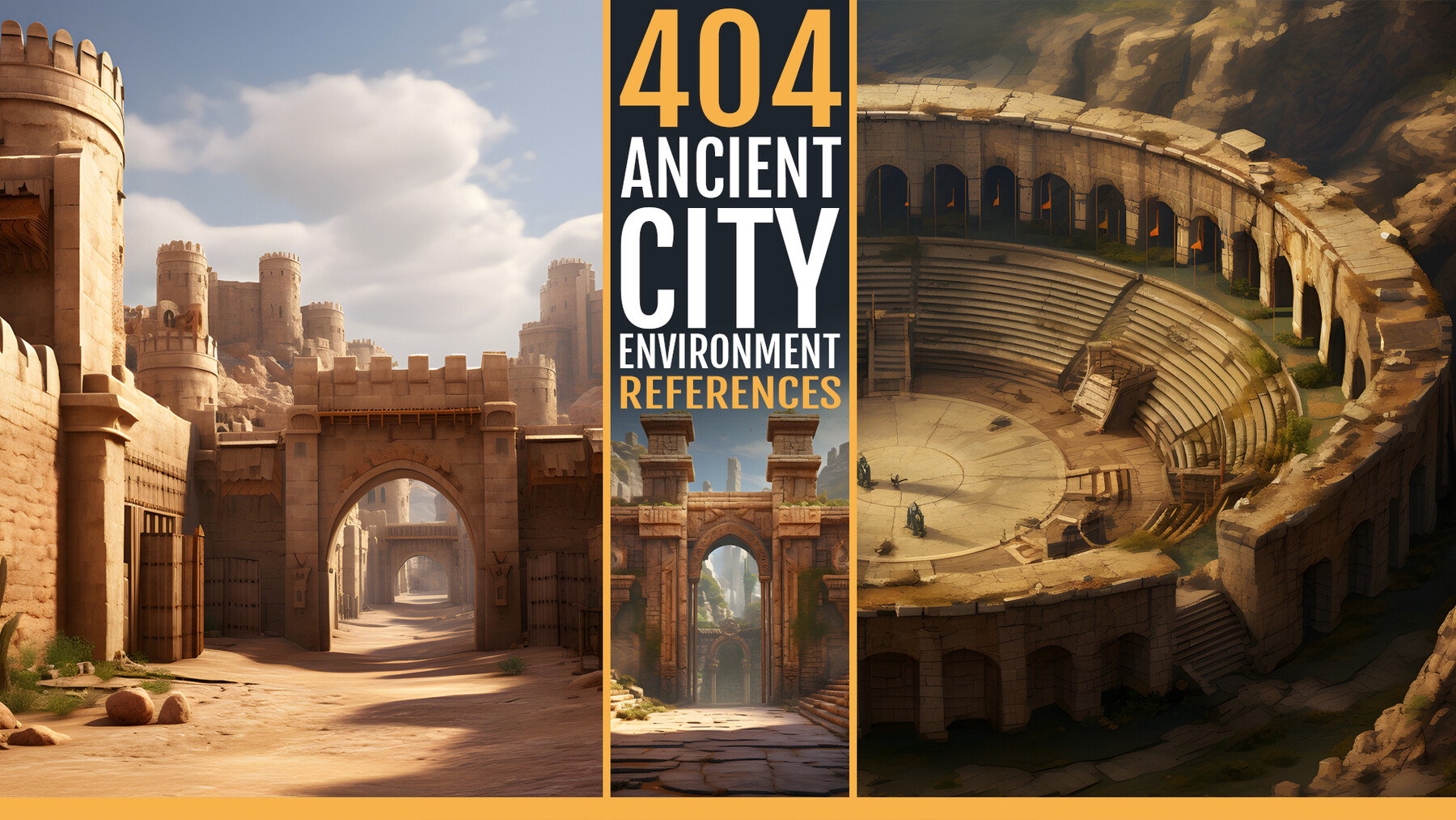 ArtStation - 404 Ancient City Environment | Artworks