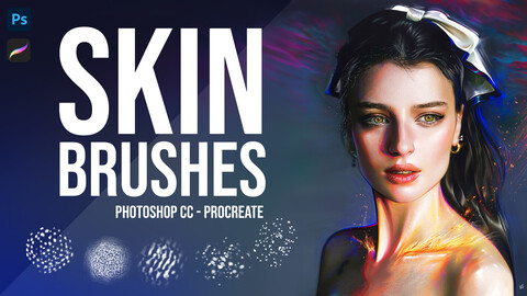 Skin Brushes for Photoshop and Procreate