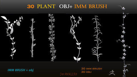 30 Plant imm brush +obj