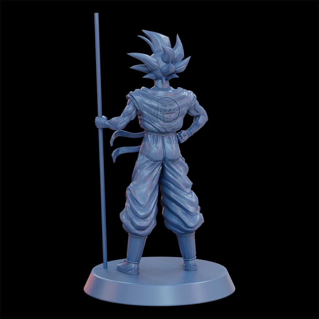 STL file Sign Goku SSJ Blue 🦸・Model to download and 3D print・Cults, goku  ssj blue manga