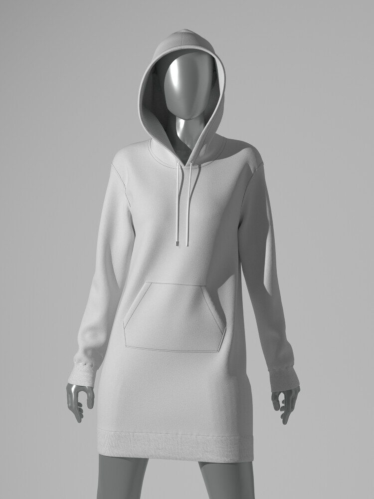 Hoodie discount dress mockup