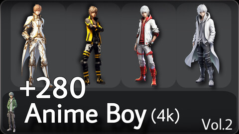 +280 Anime Boy Concept (4k)