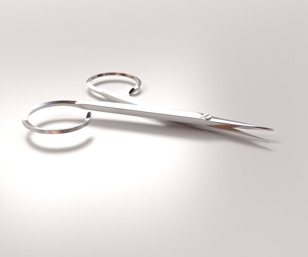 Artstation - Cuticle Scissors 