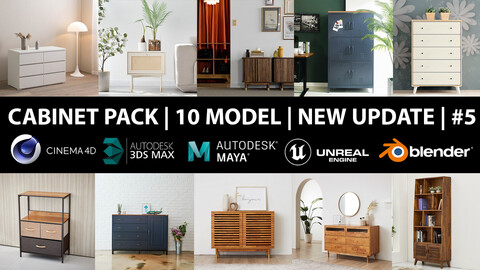 Free | Cabinet Pack | 10 Model | New Update | #8