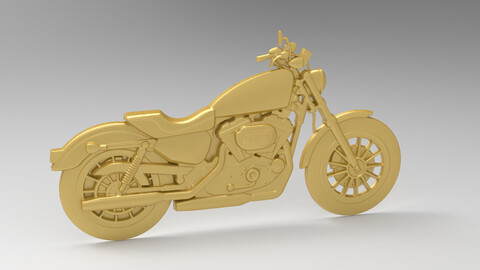 Motorcycle 3D-print model file