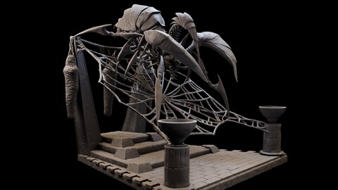 SpiderQueen for 3d Print