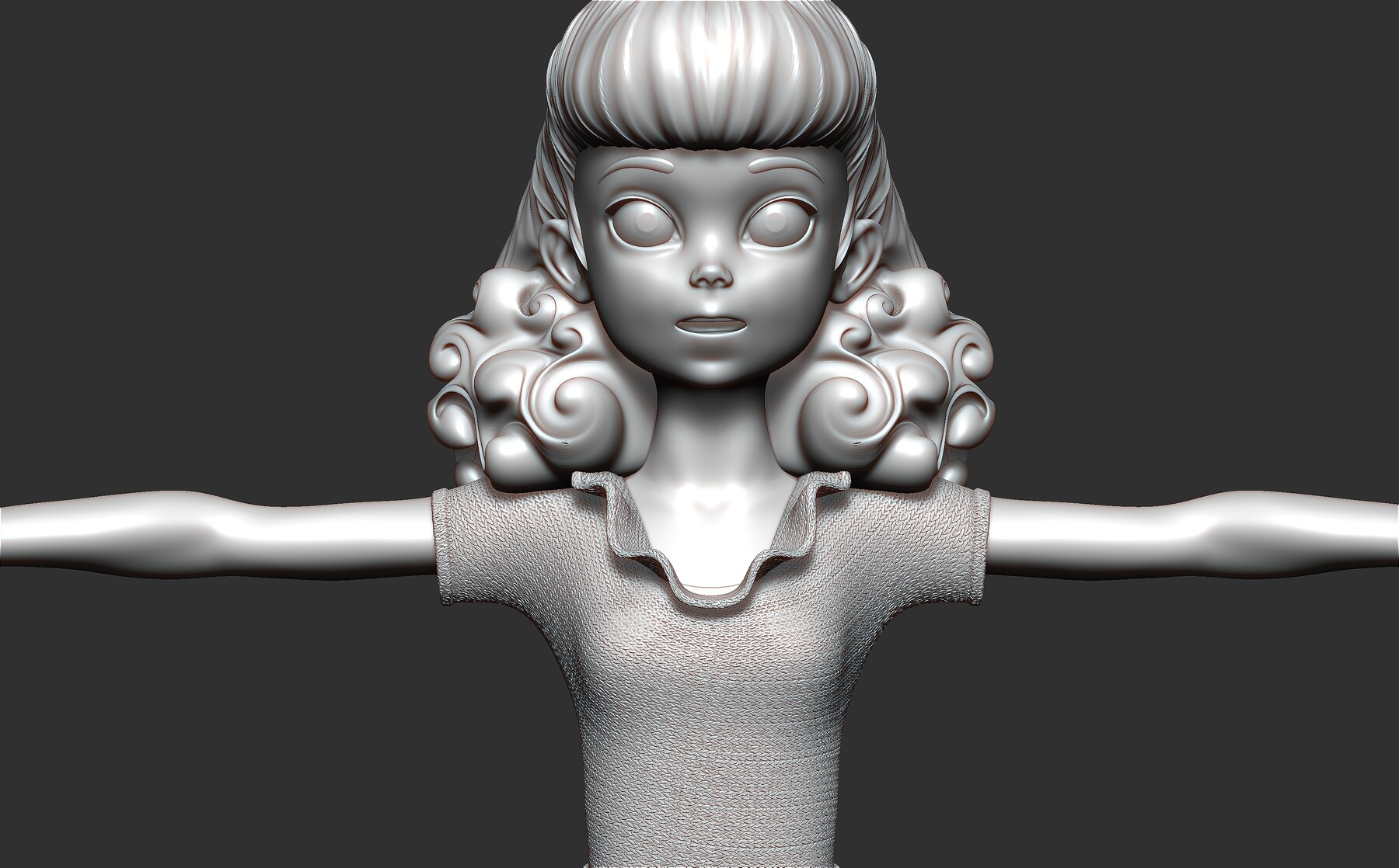 ArtStation - ZBRUSH FILE FANTACY CHARACTER IN LOW AND HIGH POLYGON ...