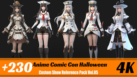 +230 Anime Comic Con Halloween | 4K | Custom Show Reference Pack Vol.05