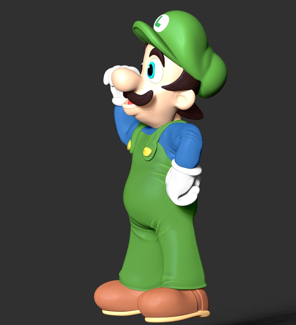 ArtStation - Luigi - The Super Mario | Resources