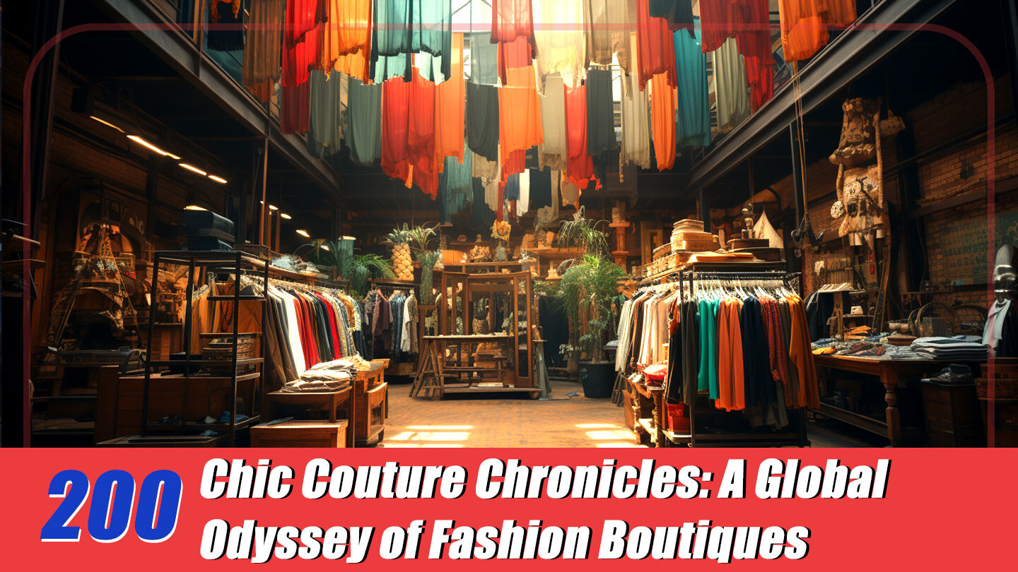 Chic Couture Chronicles A Global Odyssey of Fashion Boutiques